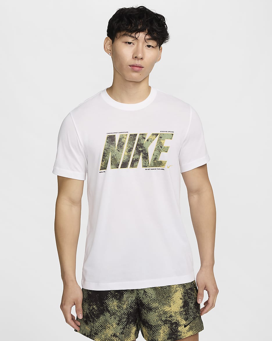 Nike mens white t shirt online